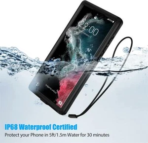 Wasserdichte Hülle für Samsung Galaxy S22 Ultra S22+ Stoßfeste Unterwasserabdeckung - Bild 1 von 22
