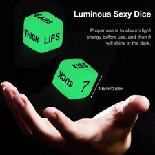 Funny Glow In Dark Love Dice Toys Adult Couple Lovers Games Aid Sex Party Toy