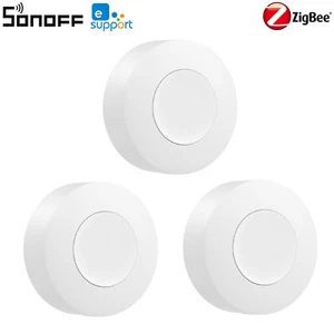 3 Packs SONOFF SNZB-01P Zigbee Wireless Switch Custom Button Action Smart Scenes - Picture 1 of 20