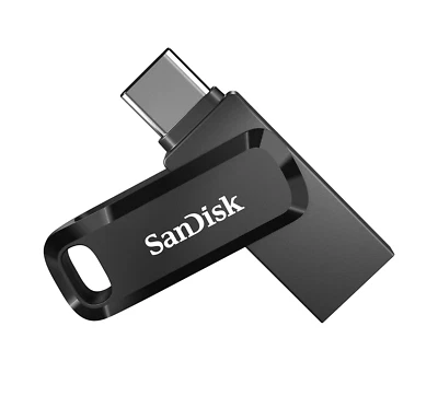 SanDisk Ultra Dual Drive Go, USB Type C Flash Drive, black, SDDDC3-256G-G46 - Image 1 of 4