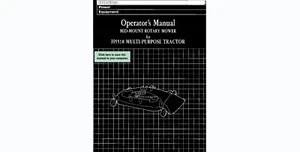Cortacésped rotativo de montaje medio Honda para tractor H5518 manual del propietario y mantenimiento - Imagen 1 de 9