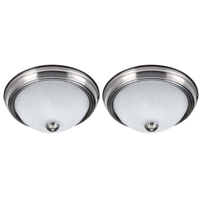 Canarm IFM21151T Peltre 2 Luces 11"W Montaje Al Ras Accesorio de Techo - Paquete de 2 Foto 1 de 2