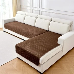 Striped Pattern Dutch Velvet Sofa Cover Dustproof Sofa Cover Home Use - Picture 1 of 16