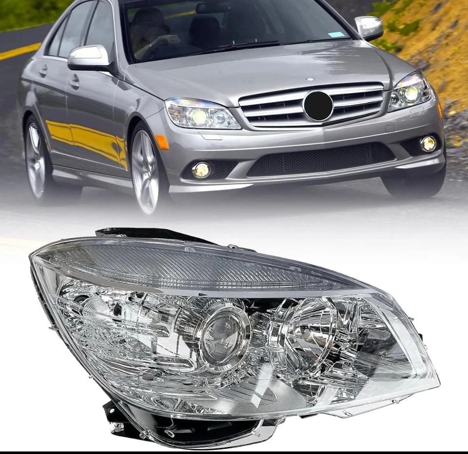 Фара для Mercedes Benz W204 C класса C300 C350 2008-2011 (левая сторона водителя) - Изображение 1 из 4