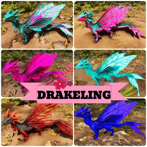 Drakeling Colored CLONES ARK🌸 Survival Ascended ASA PVE PC/XBOX/PS - Picture 1 of 25