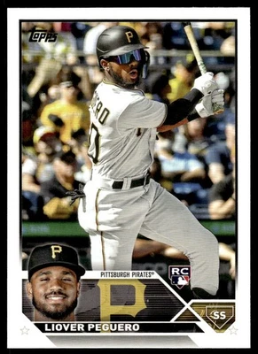 2023 Topps Liover Peguero Rookie Pittsburgh Pirates #238 - Image 1 of 2