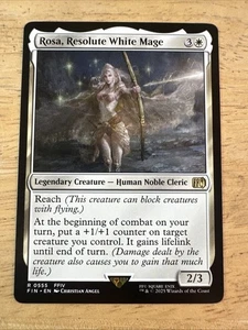 MTG Final Fantasy Rosa, Resolute White Mage 0555 Non-Foil - Picture 1 of 2