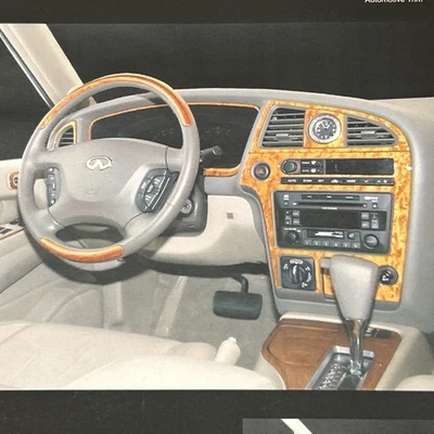 Infiniti M45 2003 consola de madera navegación moldura Heritage ojo de pájaro marrón arce Foto 1 de 4