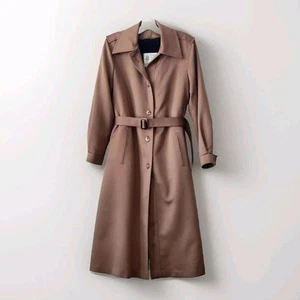 Gabardina larga con cinturón London Fog de colección para mujer talla 10 regular - Imagen 1 de 14
