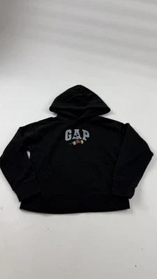 Gap X Disney Sudadera con Capucha Juvenil Mediana Negra Mickey Mouse Gráfico Pullover Polar Foto 1 de 4