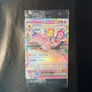 Espeon EX 034/131 Evoluciones Prismáticas Estampadas *PROMOCIÓN SELLADA* Sellado - Imagen 1 de 2
