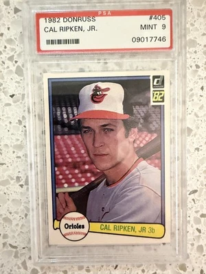 Donruss #405 1982 - Cal Ripken Jr. ROOKIE - RC - PSA 9 - ¡COMO NUEVO!!! Foto 1 de 2