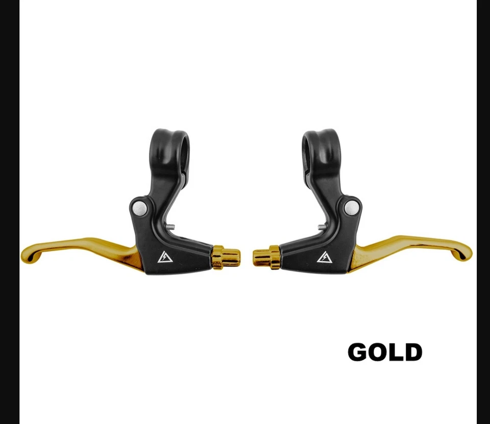 BlackOps Palancas de Freno BMX, OLDSCHOOL GT BMX SE JUEGO DE PALANCAS DE FRENO EN V DORADO NUEVO Foto 1 de 1