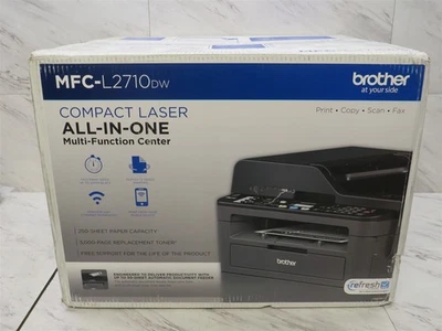 Brother MFC-L2710DW Wireless Laser All-In-One Monochrome Printer Copy Scan Fax - Image 1 of 4