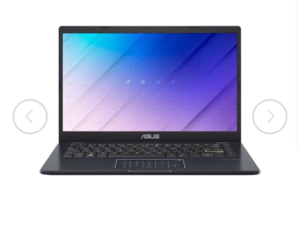 ASUS Vivobook GO 14 E410K Peacock Blue Intel Celeron N4500 4GB RAM 64GB EMMC - Image 1 of 4