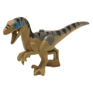 Velociraptor LEGO Jurassic World Rebirth Dinosaur Set 76972 Raptor Figure - Picture 1 of 3