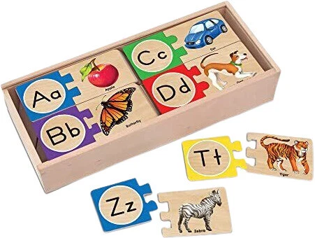 Melissa & Doug Self-Correcting Alphabet Letter Puzzles - 2541