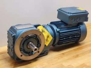 SEW-EURODRIVE Gear Motor KF37DT80N4TF, 1 HP 230/400VAC, 68 RPM, Output DFT80N4TF - Picture 1 of 8