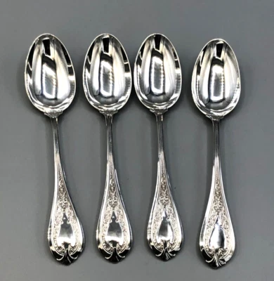 Hindostanee de Shreve Crump & Low Sterling Silver Juego de 4 cucharaditas 6" Foto 1 de 4