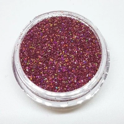 CREATIV.ARTS CA Glitter LASER ROSE rosa hologramm Regenbogenschimmer multi Effekt #413