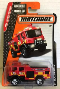2014 Matchbox BLAZE BLITZER MBX Heroic Rescue Fire 1:64 Diecast 66/120 - Picture 1 of 3