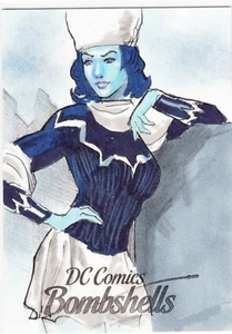 Kryptozoikum DC Comics Bomben Skizze Karte Killer Frost von Jomar Bulda - Bild 1 von 2