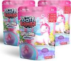 Baff Bombz Unicorn Dino Surprise toy Bath Bombs-3 Pack by Zimpli Kids