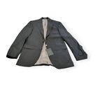 New Ted Baker London Mens Trim Fit Solid Wool Suit 36S Black [JACKET ONLY]