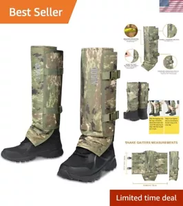 Durable Waterproof Snake Gaiters with Lightweight Design for Outdoor Adventures - Picture 1 of 8