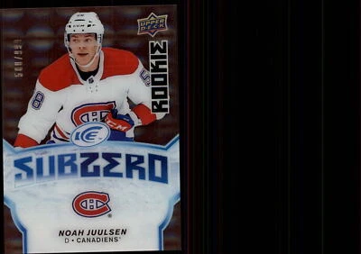 2018-19 Upper Deck Ice Sub Zero #SZ23 Noah Juulsen /999 - NM-MT - Image 1 of 2