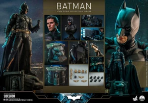 DC COMICS: DARK KNIGHT BATMAN (Christian Bale) 1/4 Action Figure 47 cm HOT TOYS - Imagen 1 de 18