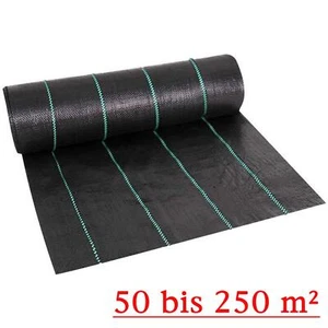 50 100 150 200 250 m Unkrautvlies Gartenvlies Schutzvlies Unkrautfolie Beetvlies - Bild 1 von 7