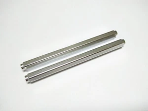 Aluminum Joint Post 4x6x74mm For HPI 86803 Savage HP FLUX X XL 4.6 5.9 Silver - Picture 1 of 2