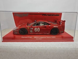 FLY 1:32 Ferrari F40 IMSA Laguna Seca 1989 - rosso - Slot Car - Foto 1 di 5