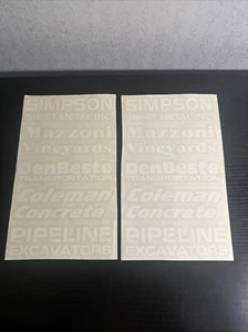 Vintage 2006 Busch Racing Contingency Decals NASCAR Racing Sponsors - Picture 1 of 9