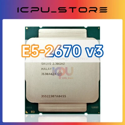 Processore CPU Intel Xeon E5-2670v3 SR1XS 2,3 GHz 12 core 120 W LGA2011-3 - Immagine 1 di 3