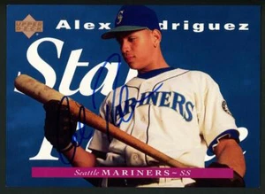 1995 Upper Deck ALEX RODRIGUEZ signed 5x7 card | Upper Deck cert UDA autograph - Picture 1 of 3