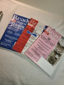 READERS DIGEST LARGE Print Magazine LOT OF 3: 5/2014, 7/14, 8/14: Pets & People - Picture 1 of 10