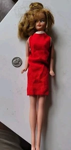 Vintage Hair Grow Tressy Doll 1963 Original Red Dress American Character Co. - Picture 1 of 12