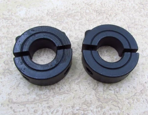 QTY 2 Stafford 8L008 Two-Piece Split Clamp-Type Shaft Collars 1/2" Bore USA - Picture 1 of 6