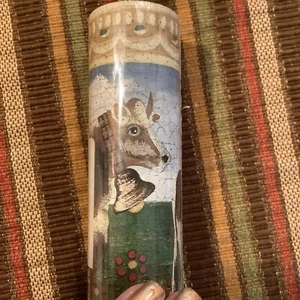 1 NIP Raymond Waiters Village Cow pasture crackle wall paper Boarder 6.75" width - Picture 1 of 7
