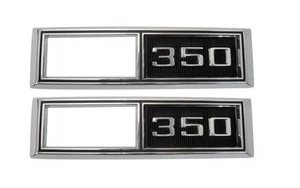 1968 Chevelle Impala Camino 350 Front Marker Light Bezels New TrimParts - Picture 1 of 1
