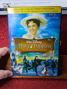 Mary Poppins Deluxe Collector's Edition - Disney ๐ฌ DVD ๐ฌ FREE POST - Picture 1 of 4