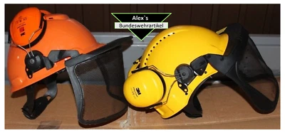 Forsthelm Waldarbeiter Helm Schutzhelm Forstschutzhelm Visier Gehörschutz Peltor - Bild 1 von 4