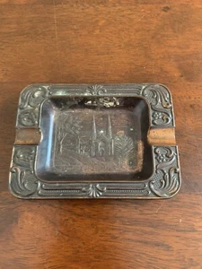 Cenicero de recuerdo de cobre St. Anne De Beaupre Canadá hecho en Japón - Imagen 1 de 8