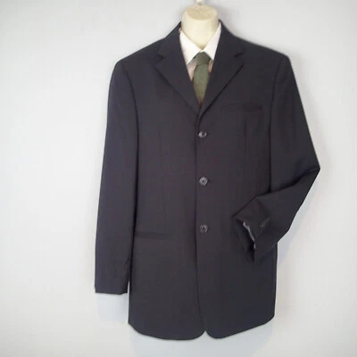 Chaqueta Abrigo Deportivo Wilke Rodriguez Para Hombre Talla 38R Negra Lana Bl n7 Foto 1 de 4