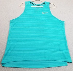 Nike Activewear Tank Top Damen Extra Large XL Blau Ärmellos Rundhals Running - Bild 1 von 9