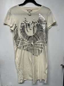 Vestido Camiseta Larga Diesel Diseño Lámina Dorada Talla XL - Imagen 1 de 7