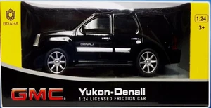 Nuevo Braha Yukon Denali GMC Coche de Fricción con Licencia Juguete Coleccionable Sellado Negro - Imagen 1 de 1