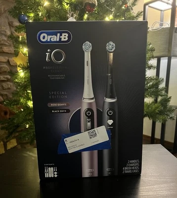 Oral-B IO Professional Clean EDICIÓN ESPECIAL, Cuarzo ROSA / Ónix NEGRO. ¡¡NUEVO!!! Foto 1 de 3